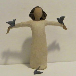 Willow Tree Angel Of Happiness With Original Box And Packaging